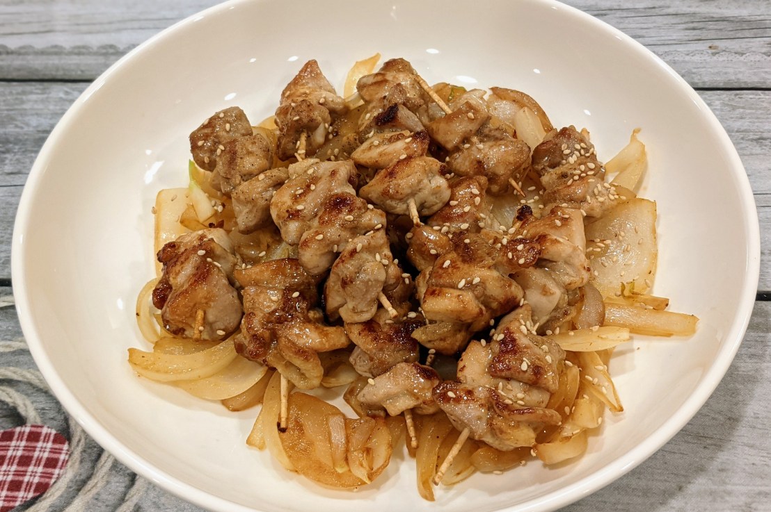 香煎鸡肉串