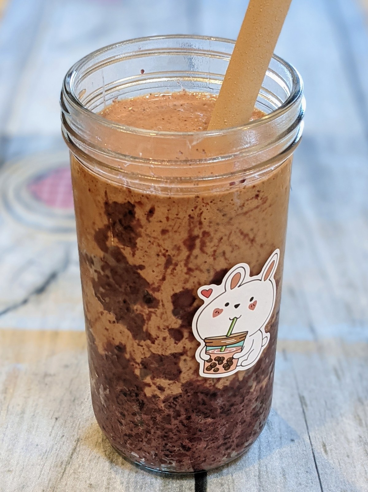 低卡紫米咖啡脏脏茶 (<150卡）